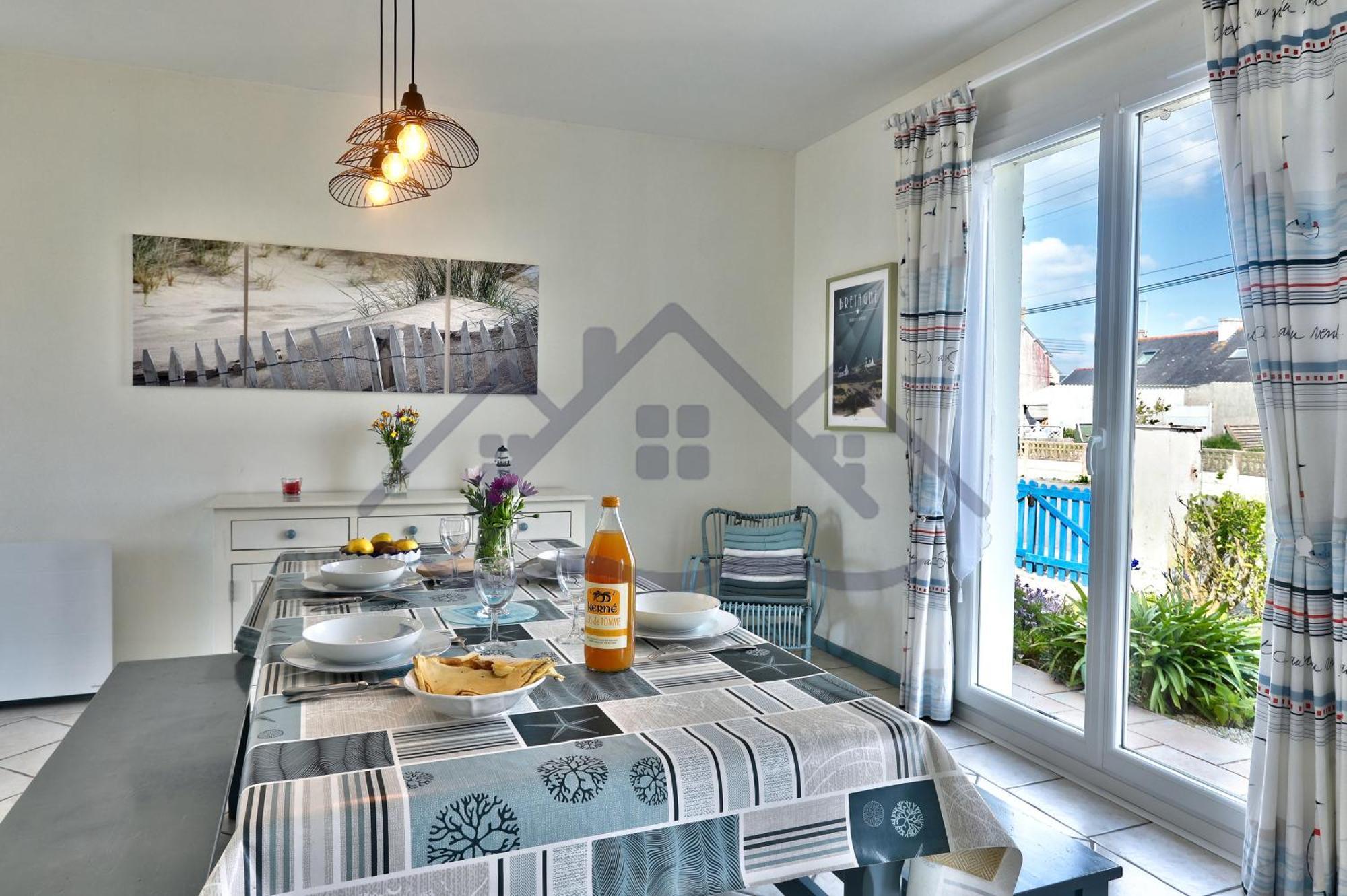 Localise - M3B - Souvenir Du Guil - Maison De Plain-Pied Avec Jardin Clos Au Guilvinec - Tout A Pied, Plages, Port, Centre, Commerces, Marche - Wif Inclus - Linge De Lit Inclus - Animaux Bienvenus エクステリア 写真