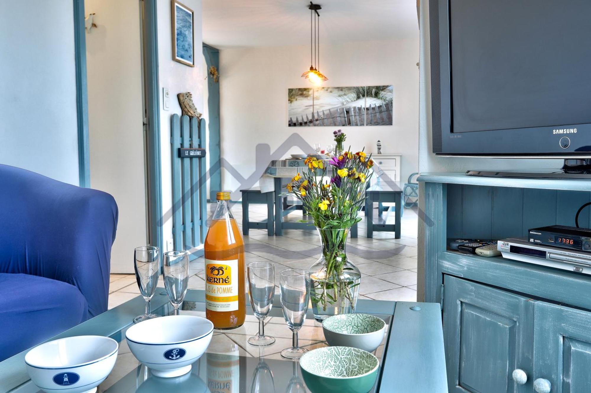 Localise - M3B - Souvenir Du Guil - Maison De Plain-Pied Avec Jardin Clos Au Guilvinec - Tout A Pied, Plages, Port, Centre, Commerces, Marche - Wif Inclus - Linge De Lit Inclus - Animaux Bienvenus エクステリア 写真