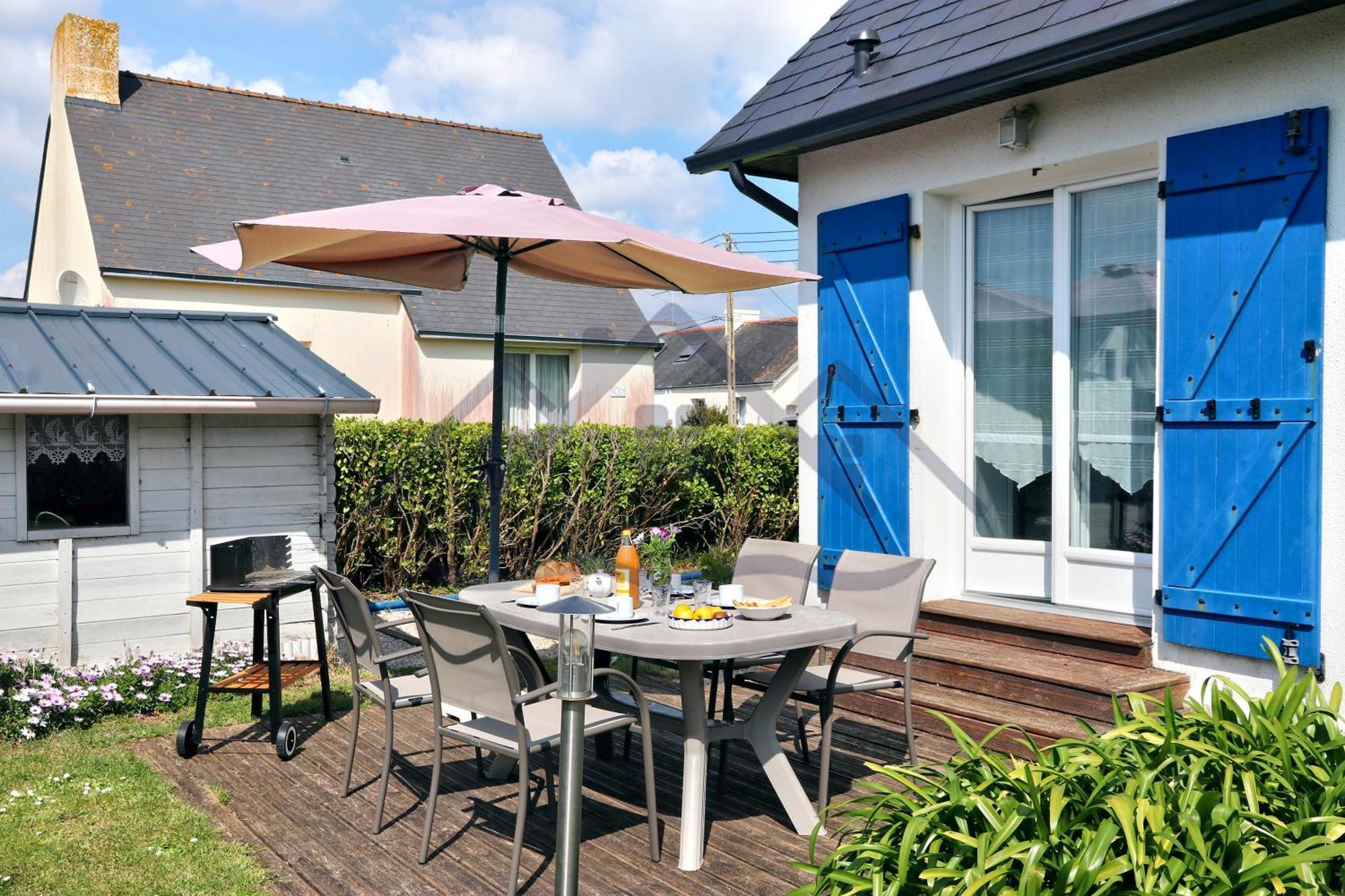 Localise - M3B - Souvenir Du Guil - Maison De Plain-Pied Avec Jardin Clos Au Guilvinec - Tout A Pied, Plages, Port, Centre, Commerces, Marche - Wif Inclus - Linge De Lit Inclus - Animaux Bienvenus エクステリア 写真